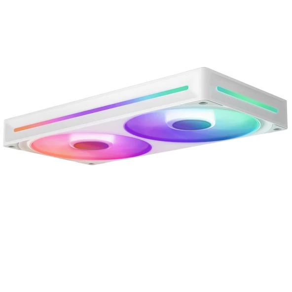 NZXT F240 RGB Beyaz 240 mm Fan 2'li RF-U24HF-W1 - 3