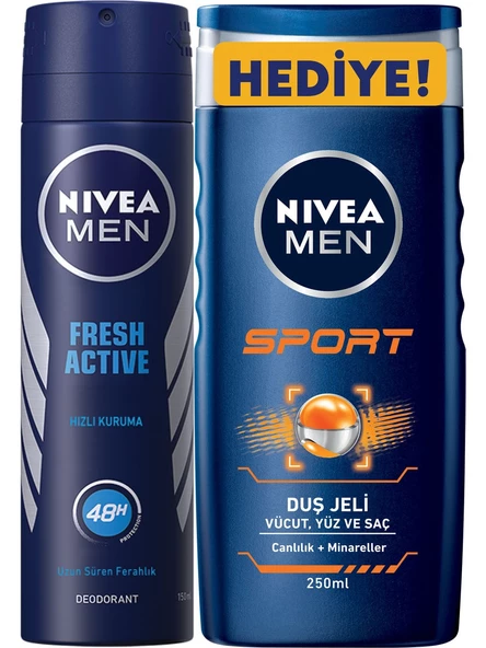 Nivea Fresh  150 ml Spray + Sport 250 ml