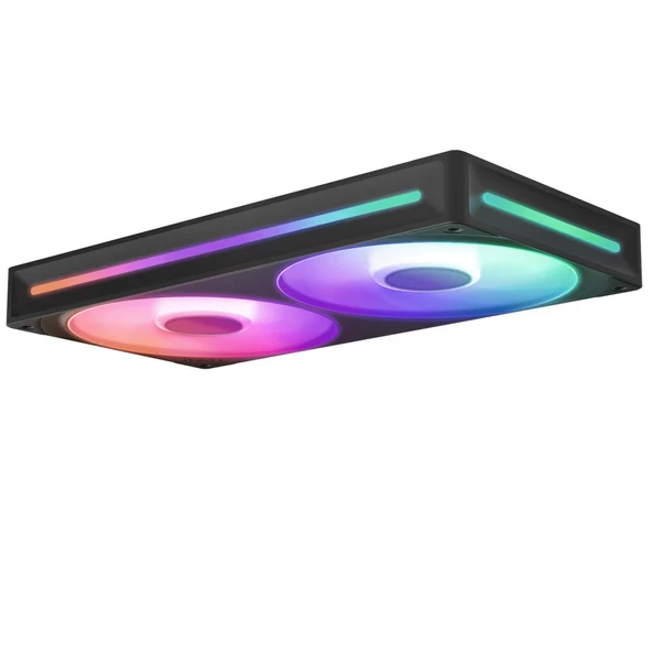 NZXT F240 RGB 2'li Siyah 240 mm Fan RF-U24HF-B1 - 3