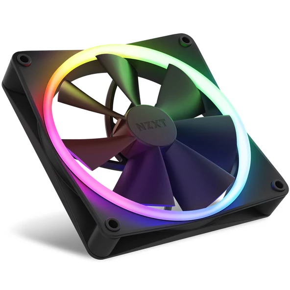 NZXT F140 RGB Siyah 120 mm Fan (2'li Set) RF-R14DF-B1 - 2