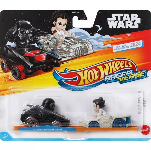 Hot Wheels RaceVerse 2'li Paket HRT55 HRT88 Kylo Ren ve Rey