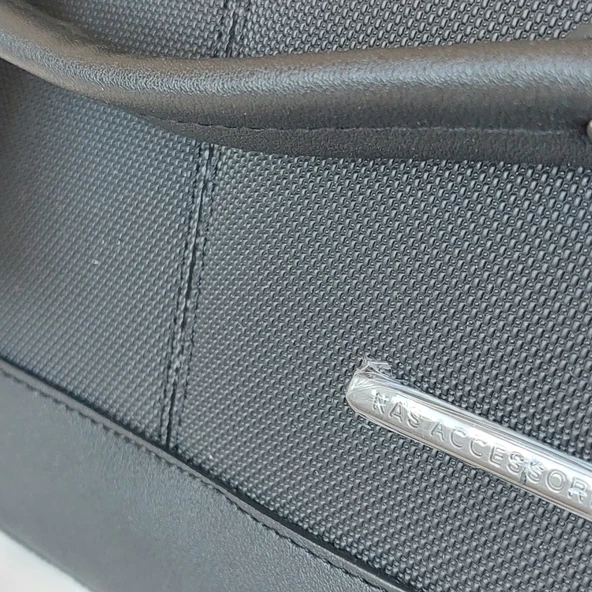 NS777 Model Nas Bag Siyah Renk Kadın El ve Omuz Çantası - 4