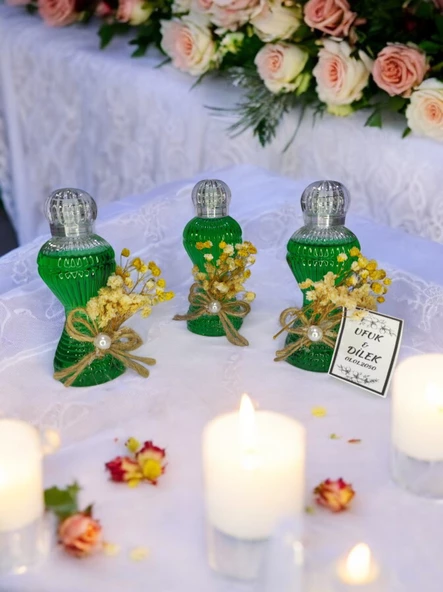 20 Adet Mika Şişe Hediyelik Kolonya - 3