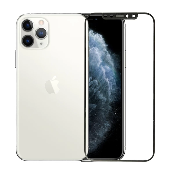 iPhone 11 Pro Kamera Kapatmalı 5D Cam Ekran Koruyucu