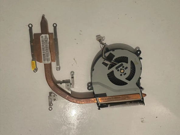 Asus K555LN-XO326D NOTEBOOK SOĞUTUCU FAN BAKIR HEATSING   ORJİNAL SERVİS ÇIKMASI 2.EL