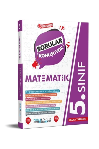 Pruva Akademi 5. Sınıf Matematik Sorular Konuşuyor