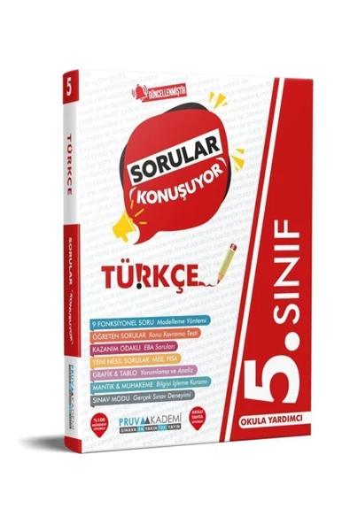 Pruva Akademi 5. Sınıf Türkçe Sorular Konuşuyor