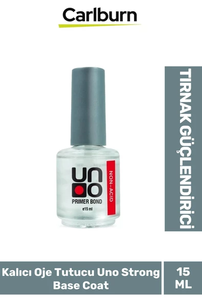 Tırnak Güçlendirici Elastik 48W Cihazlarda Kullanılan Kalıcı Oje Tutucu Uno Strong Base Coat 15 ml