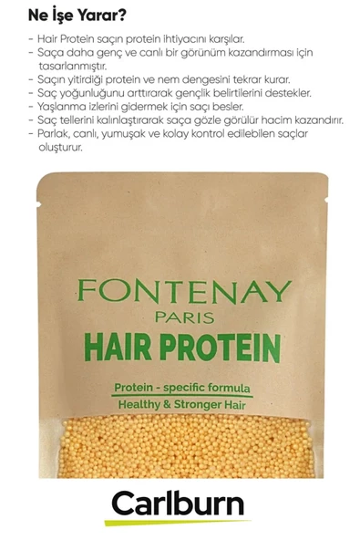 Açma & Boya İşleminde Yıpranmaya Karşı Özel Ürün Canlı Gösteren Sağlıklı Saç Bakım Proteini 100 gr - 3