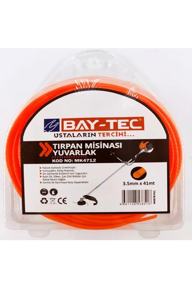 Bay-tec Tırpan Misinası Yuvarlak 3,5 Mm X 41 Metre Mk4712 Profesyonel Ürün