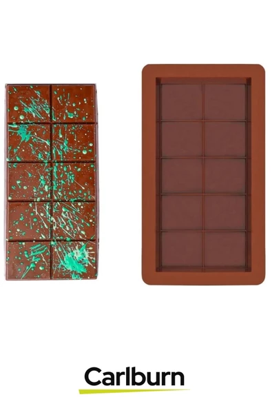 Bpa İçermez Esnek Dayanıklı Yüksek Isı Dayanıklı Dubai Çikolata Silikon Kalıbı 1 Adet - 2