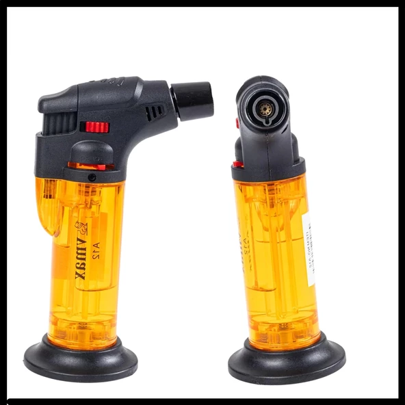 Uyguna-Yakala Turuncu Metal Başlıklı Doldurulabilir Pürmüz Çakmak-YKT.214 ürün görseli