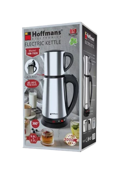 HOFFMANS HM-7828 ÇELİK KETTLE ÇAY MAKİNESİ - 2