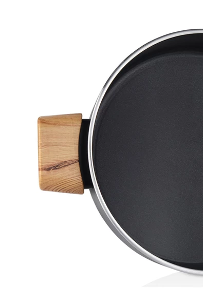 FALEZ Auris 22 Cm Basık Tencere - 7