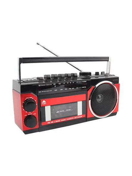 Knstar Puxing PX-250BT Müzik Seti Fm Radyo-USB-Mp3 Player-Bluetooth Kaset Çalar