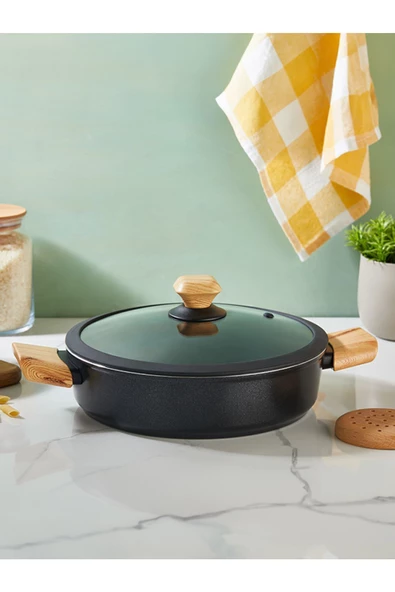 FALEZ Auris 22 Cm Basık Tencere - 4