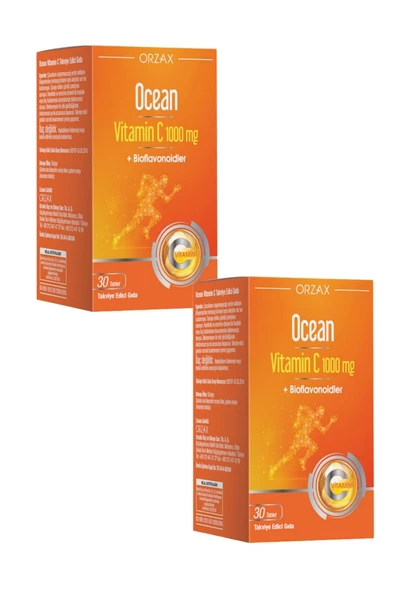 Ocean Vitamin C 1000 Mg 30 Tablet X 2 Adet ürün görseli