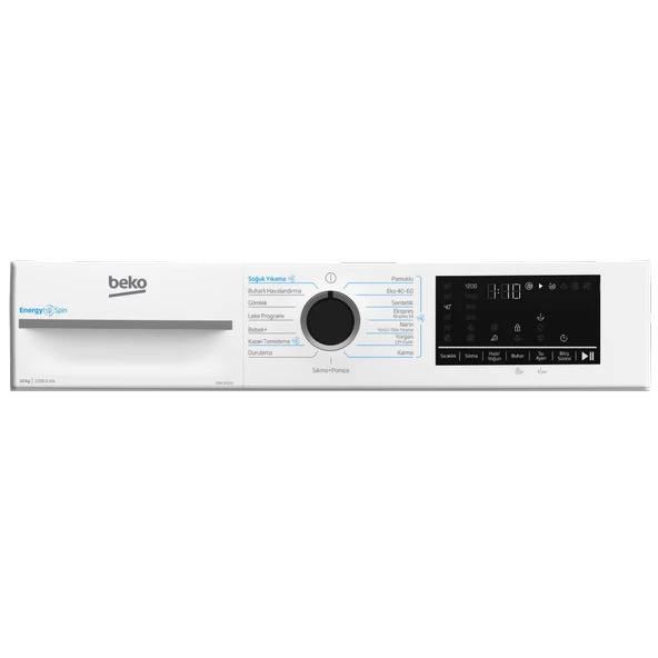 Beko CMX 10120 1200 Devir 10 KG Çamaşır Makinesi - 7