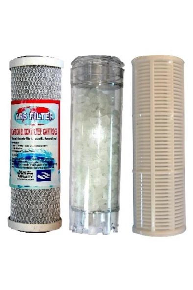 DAİRE GİRİŞ FİLTRESİ 3 LÜ TAM SET 3/4" - 3