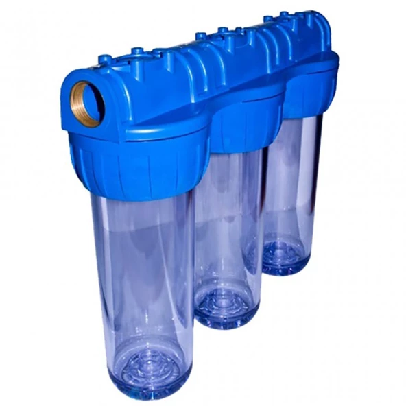 DAİRE GİRİŞ FİLTRESİ 3 LÜ TAM SET 3/4" - 4