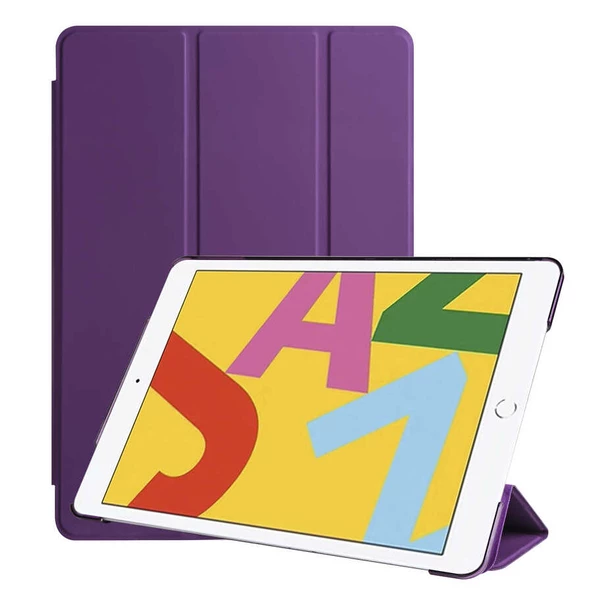 iPad 10.2 (8.Nesil) Smart Cover Standlı 1-1 Kılıf - 12