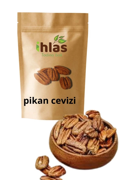 İhlas  Pikan Cevizi Içi 200g Çiğ Kraft Kilitli Paket