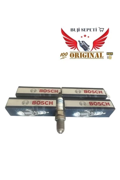 Bosch Buji 4 Adet Bmw 3 4 Tırnak Platin Buji (E30-E36-E46)-5(E34-E39-E60)-7(E32-E38-E65-E66-E67)x3(E83)x5 E53 (0242236562)