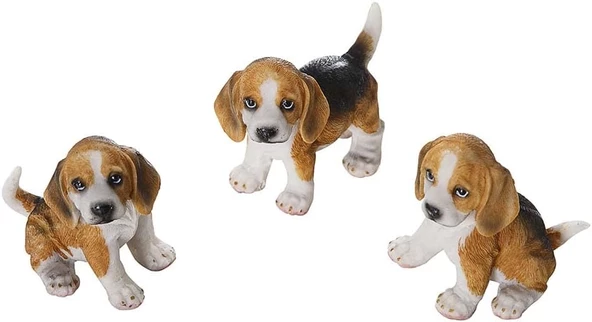 Pretty 3'lü Köpek Biblo 4x7 cm - 3