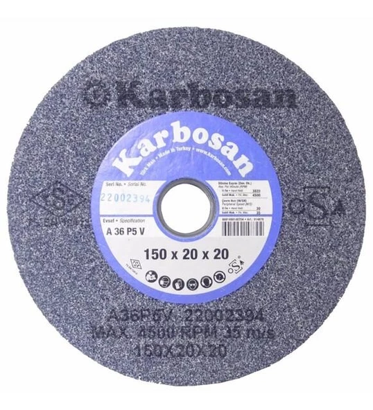 Karbosan 150x20x20 36Kum NK Taşlama Taşı