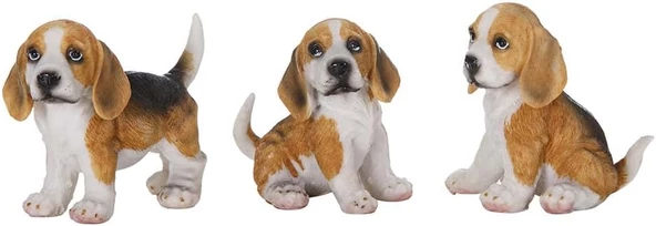 Pretty 3'lü Köpek Biblo 4x7 cm - 5