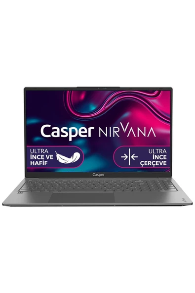 CASPER Nirvana X600.1235-8U00X1-G-F Intel Core i5 1235U 8GB 250GB SSD FDos 15.6" FHD T.Bilgisayar