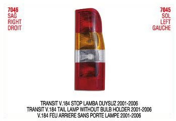 FORD TRANSİT V184 STOP SOL