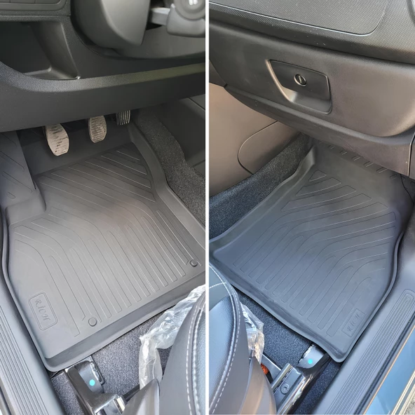 Citroen Nemo Panelvan 4D Havuzlu Paspas (Ön 2 Parça) 2008 Model Ve Sonrası - Resim 2