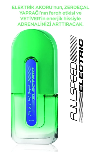 AVON Full Speed Electric Erkek Parfüm Edt 75 Ml. - 2