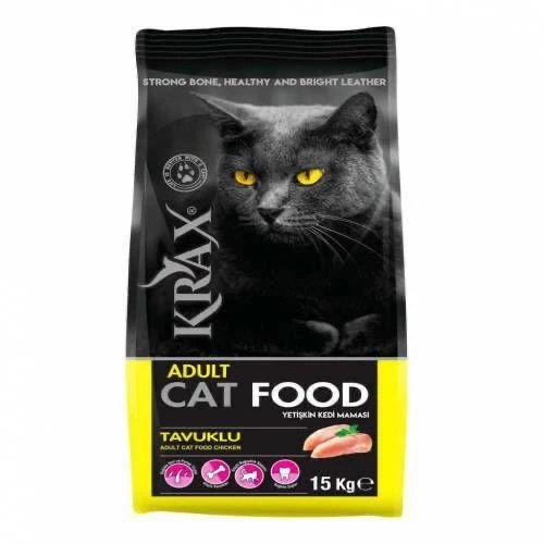 Krax Krax Tavuklu Yetişkin Kedi Maması 15 kg