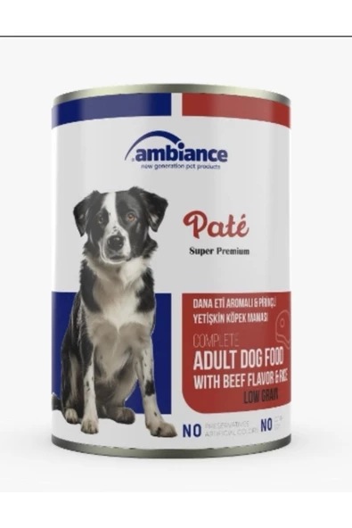 Ambiance Ambiance Yetişkin Dana Etli Köpek Konserve 415 gr