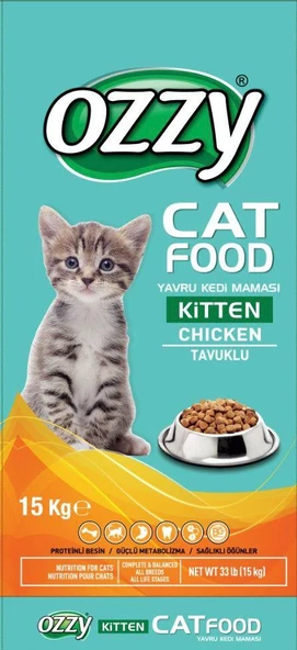 Ozzy OZZY Tavuklu Yavru Kedi Maması 15 Kg.