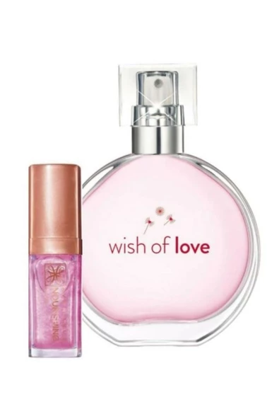 AVON Wish Of Love Kadın Edt + Dudak Bakım Yağı Shimmering Petal Set