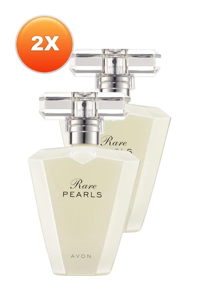 AVON Rare Pearls Kadın Parfüm Edp 50 Ml. İkili Set