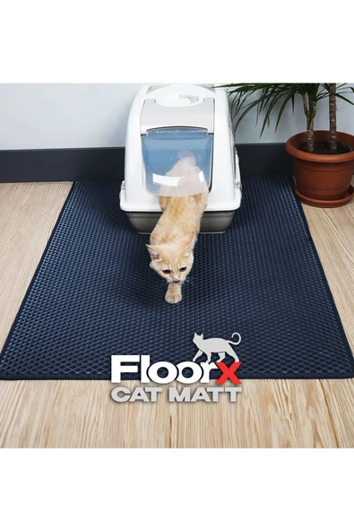 FLOORX FLOORX CATMATT 110X150 TUVALET ÖNÜ KEDİ PASPASI