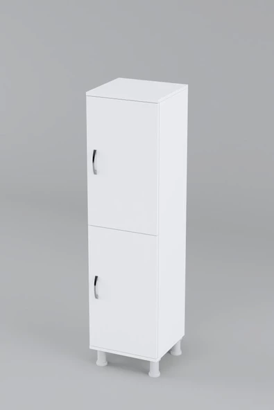 Durusilya Mobilya Kapaklı Çok Amaçlı Dolap , Mutfak Dolabı , Banyo Dolabı , Balkon Dolabı , Kiler Erzak Dolabı - 8