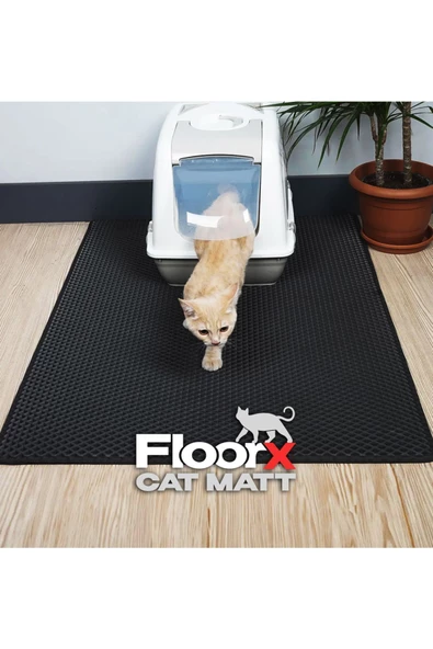 FLOORX FLOORX CATMATT 110X150 TUVALET ÖNÜ KEDİ PASPASI