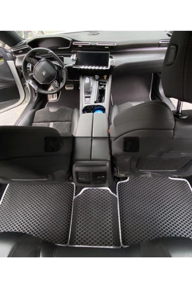 FLOORX Peugeot 508 2011-2019 Uyumlu Araca Özel Akıllı Oto Paspas