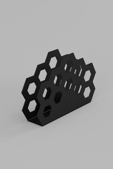 Durusilya Mobilya Masaüstü Metal Peçetelik Peçete Tutucu Havluluk Petek Peçetelik, One Size - 2