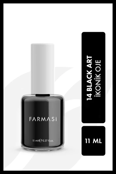 Farmasi İkonik Ojeler 14 Black Art