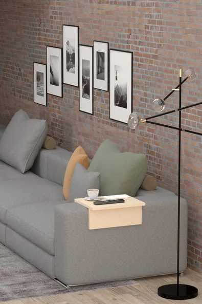 Durusilya Mobilya Koltuk Yan Sehpa Kolçak Sehpası - 3