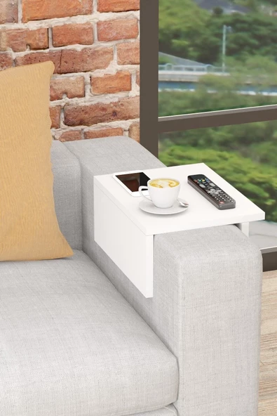 Durusilya Mobilya Koltuk Yan Sehpa Kolçak Sehpası 6041, One Size - 2