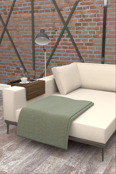 Durusilya Koltuk Yan Sehpa Kolçak Sehpası Kolçak Yan Sehpa Ceviz Renk, One Size - 6