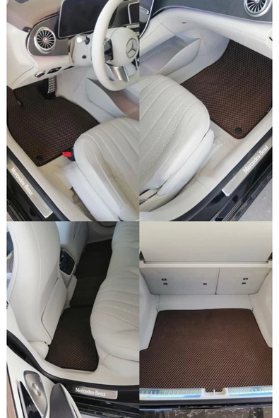 FLOORX Mercedes-benz Eqs Uyumlu Araca Özel Akıllı Oto Paspas