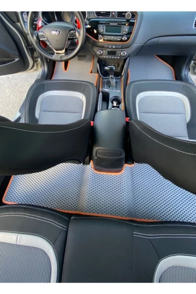FLOORX Kia Ceed 2019-2024 Uyumlu Araca Özel Yeni Nesil Akıllı Oto Paspas - 3